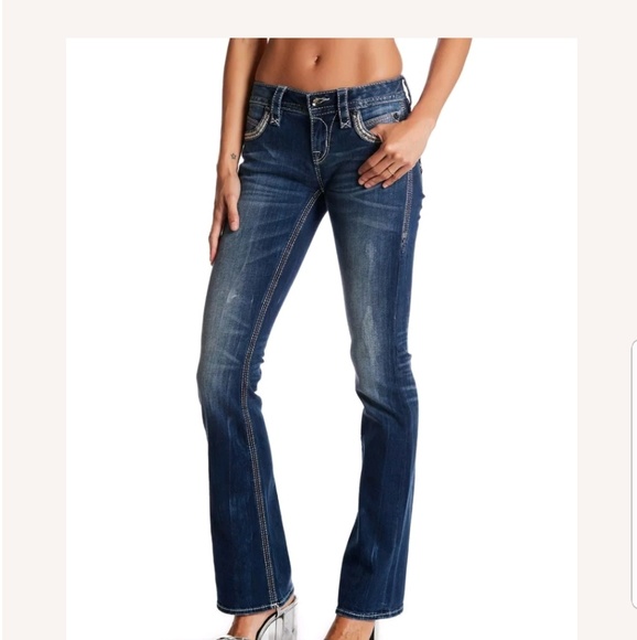 ROCK REVIVAL ELLOR BOOT CUT STRETCH JEANS - Picture 3 of 4